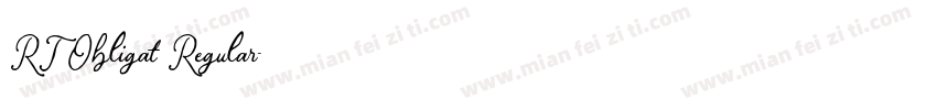 RT Obligat Regular字体转换